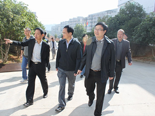南平市市长林宝金到公司指导工作